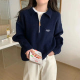 Litlookz Studio Polo Collar Sweater, view 6