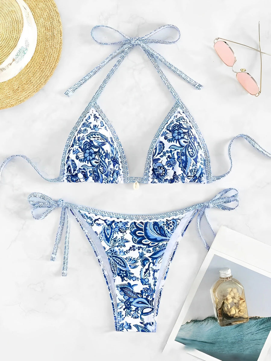 Litlookz Studio Porcelain Bikini Set