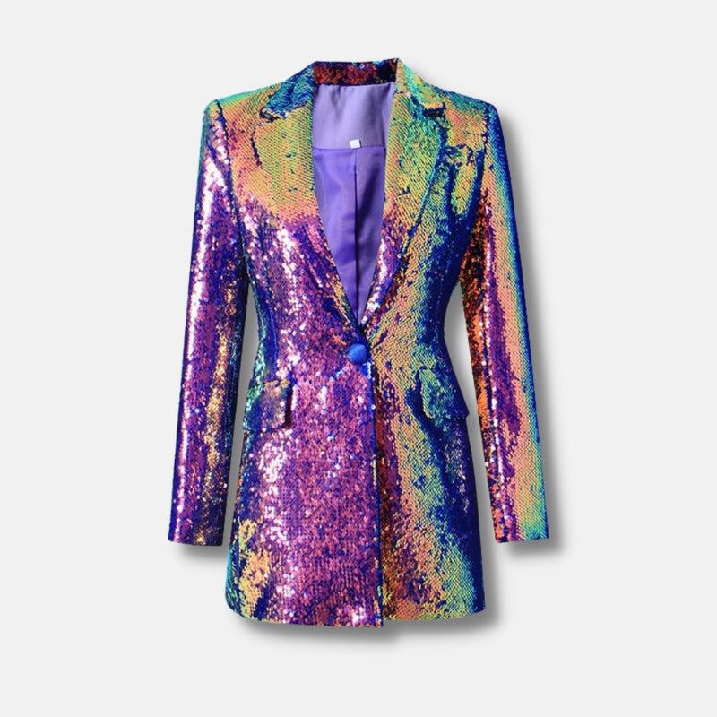 Litlookz Studio Premium Sequin Long Blazer