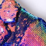 Litlookz Studio Premium Sequin Long Blazer, view 3