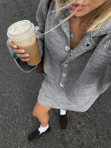 Litlookz Studio Preppy Knitted Cardigan & Mini Skirt Two Piece Set, view 4