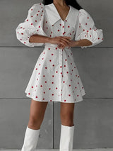 Litlookz Studio Puff Sleeve Mini Dress, view 2