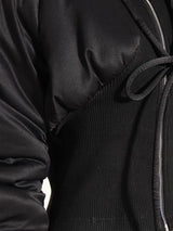 Litlookz Studio Puffer Corduroy Zip-Up Jacket, view 3