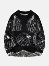 Litlookz Studio Pumpkin Jacquard Sweater, view 6