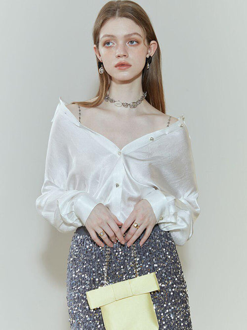 Litlookz Studio Pure Design Satin Shirt