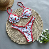 Litlookz Studio Push Up Cherry Bikini Set, view 3