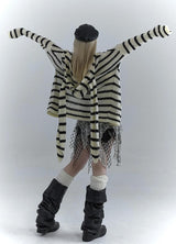 Litlookz Studio Rabbit Ears Hooded Cardigan Jacket, view 2