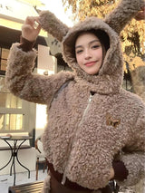 Litlookz Studio Rabbit Hood Teddy Two Piece Set, view 5