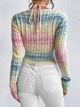 Litlookz Studio Rainbow Crochet Top, view 2