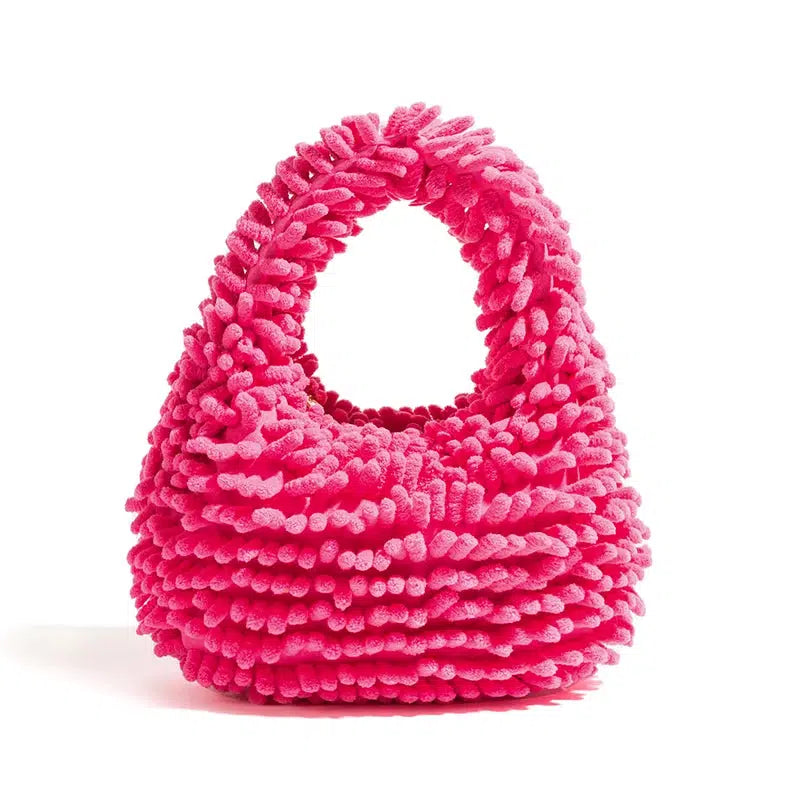 Litlookz Studio Rainbow Plush Handbag