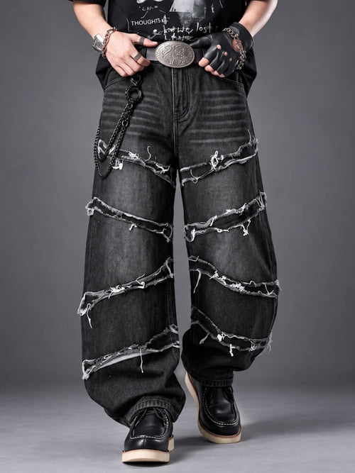 Litlookz Studio Rawline Baggy Jeans
