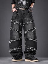Litlookz Studio Rawline Baggy Jeans, view 3