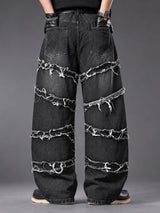 Litlookz Studio Rawline Baggy Jeans, view 4