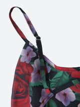 Litlookz Studio Red Rose Maxi Dress, view 5