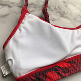 Litlookz Studio Red Snake Bikini Set, view 6
