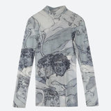 Litlookz Studio Renaissance Heads Mesh Top, view 5