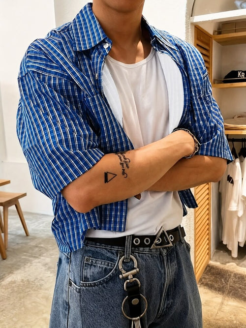 Litlookz Studio Retro Plaid Shirt