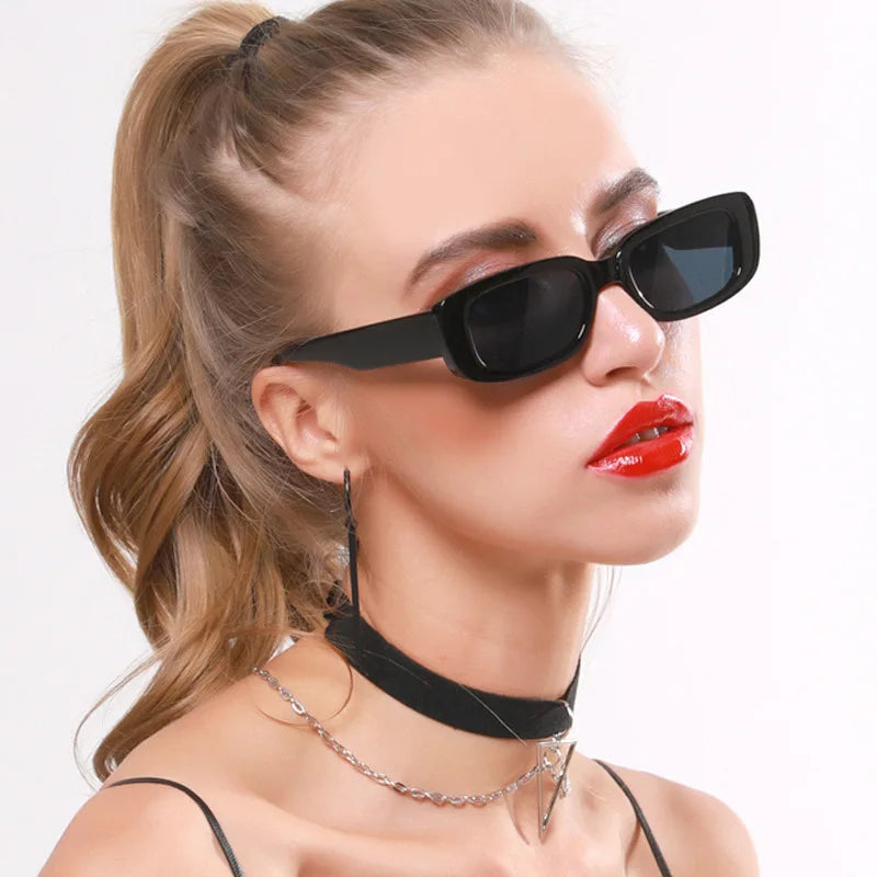 Litlookz Studio Retro Rectangle Sunglasses