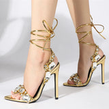 Litlookz Studio Rhinestone High Heels, view 2