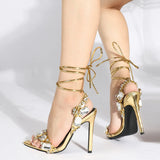 Litlookz Studio Rhinestone High Heels, view 4