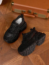 Litlookz Studio Rhinestone Platform Sneakers, view 6
