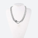 Litlookz Studio Rhinestone Snake Necklace, view 2