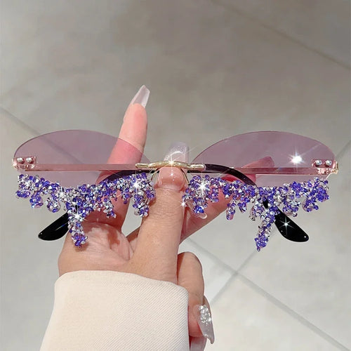 Litlookz Studio Rhinestone Sunglasses