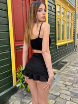 Litlookz Studio Ribbed Cami & Mini Skirt Two Piece Set, view 2
