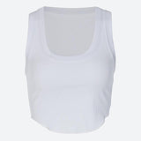 Litlookz Studio Ribbed Crop Tank Top, view 5