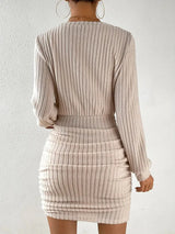Litlookz Studio Ribbed Knit Mini Dress, view 2