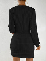 Litlookz Studio Ribbed Knit Mini Dress, view 6