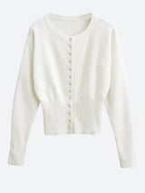 Litlookz Studio Ribbed Slim Fit Cardigan, view 5