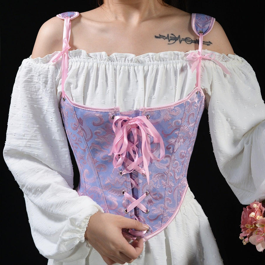 Litlookz Studio Ribbon Detailed Corset Top