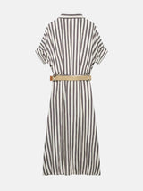 Litlookz Studio Riviera Stripe Midi Dress, view 4