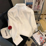 Litlookz Studio Rose Applique Shirt, view 2