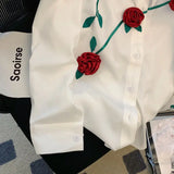 Litlookz Studio Rose Applique Shirt, view 4