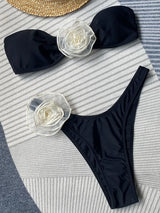 Litlookz Studio Rosette Bikini Set, view 5