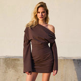 Litlookz Studio Ruched Bodycon Mini Dress, view 5