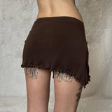 Litlookz Studio Ruched Mini Skirt, view 2