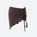 Litlookz Studio Ruched Mini Skirt, view 3