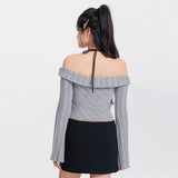 Litlookz Studio Ruched Off Shoulder Top, view 2