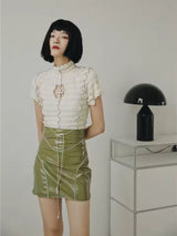 Litlookz Studio Ruched Top, view 3