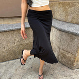 Litlookz Studio Ruched Waist Midi Skirt, view 2
