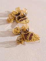 Litlookz Studio Sacred Heart Earrings, view 2