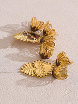 Litlookz Studio Sacred Heart Earrings, view 3