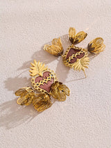 Litlookz Studio Sacred Heart Earrings, view 5