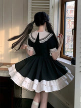 Litlookz Studio Sailor Collar Mini Dress, view 4