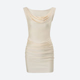 Litlookz Studio Satin Bodycon Mini Dress, view 4