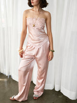 Litlookz Studio Satin Cami & Pants Set, view 5
