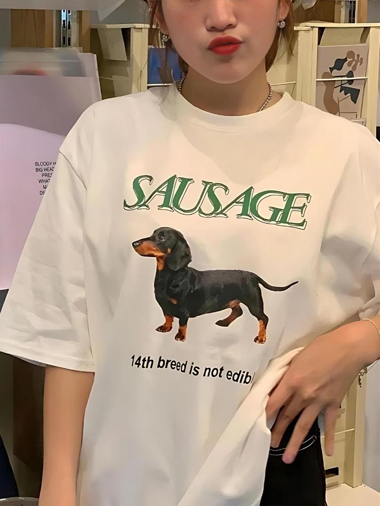 Litlookz Studio Sausage Dog Tee
